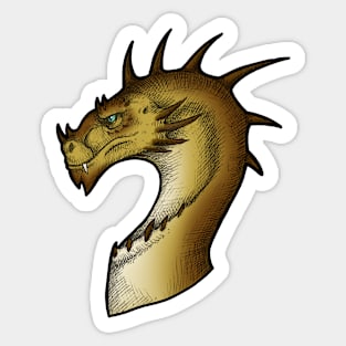 Spike - Gold Sticker